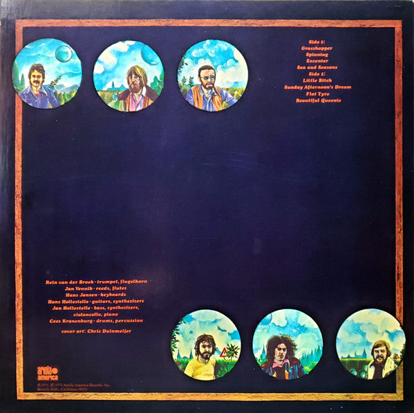 Image of Back Cover of 12" - G+/VG - SPIN, Spin (Ariola Records America; ST 50013, US 1976, Picture Sleeve), Edge Wear to sleeve, as well as a small circular hole top right to sleeve. Vinyl looks in great shape.,  - 2726011E