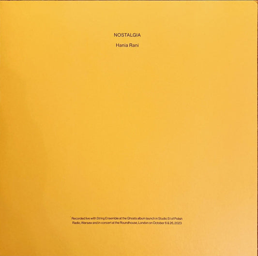 Image of Front Cover of 2xLP - VG+/EX - HANIA RANI, Nostalgia (Gondwana Records ; GONDLP072, UK 2024, Booklet), ,  - 2726165E