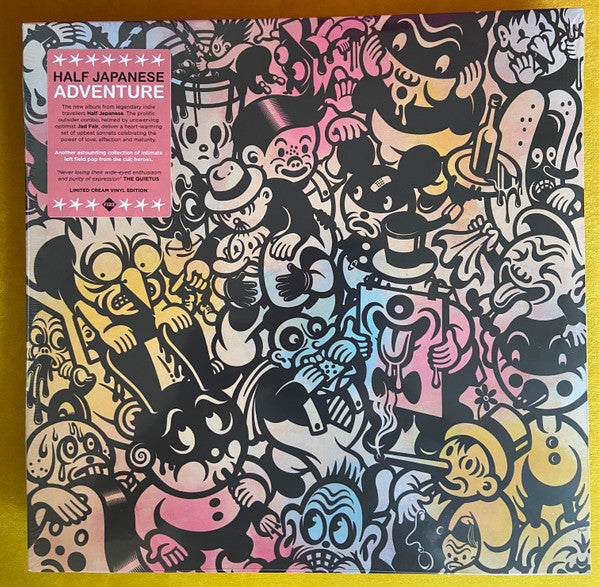 Image of Front Cover of LP - EX/EX - HALF JAPANESE, Adventure (Fire Records ; FIRELP792, UK 2025, Inner, Cream Vinyl), Opened Instore, Still In Stickered Shrinkwrap,  - 2726161E