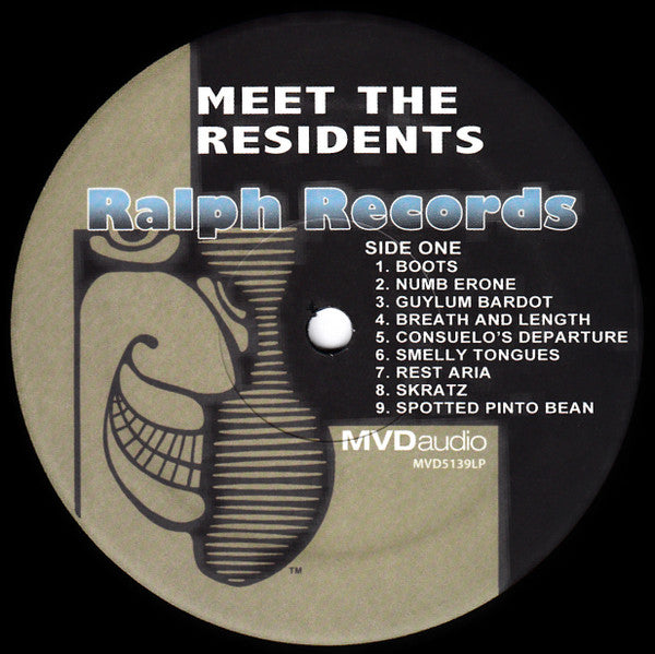 Image of Label Cover of LP - EX/VG+ - THE RESIDENTS, Meet The Residents (Ralph Records; MVD5139LP, US 2011 Reissue, Mono), Strong VG+,  - 2726148E