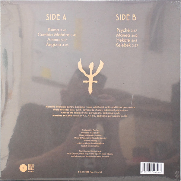 Image of Back Cover of LP - VG+/VG - PSYCH , Psych  (Four Flies Records; FLIES 59, Italy 2023, Picture Sleeve), ,  - 2726015E