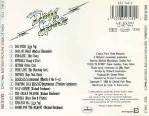 Image of Back Cover of CD - VG+/VG+ - VARIOUS, Dogs In Space (Original Motion Picture Soundtrack) (Phonogram; 832 748-2, Europe 1986, Jewel Case, Booklet), Light wear markings across disc. Will not affect play.,  - 2736102E