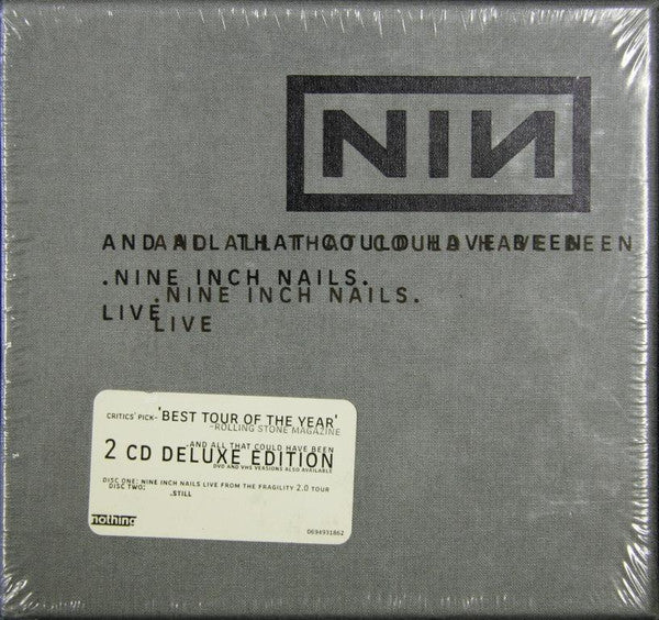 Image of Front Cover of 2xCD - VG/VG+ - NINE INCH NAILS, And All That Could Have Been (Live) (Nothing Records; 0694931862, US 2002, Box Set), ,  - 2736035E