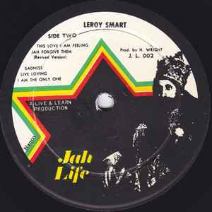 Image of Back Cover of LP - /G+ - LEROY SMART, Too Much Grudgefulness (Jah Life; J.L. 002, Jamaica 1981, No Picture Sleeve), ,  - 2746147S