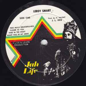 Image of Front Cover of LP - /G+ - LEROY SMART, Too Much Grudgefulness (Jah Life; J.L. 002, Jamaica 1981, No Picture Sleeve), ,  - 2746147S