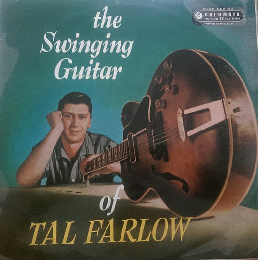 Image of Front Cover of LP - G/G+ - TAL FARLOW, The Swinging Guitar Of Tal Farlow (Columbia; 33CX 10132, UK 1958, Mono), Tear On Front Sleeve,  - 2746155S