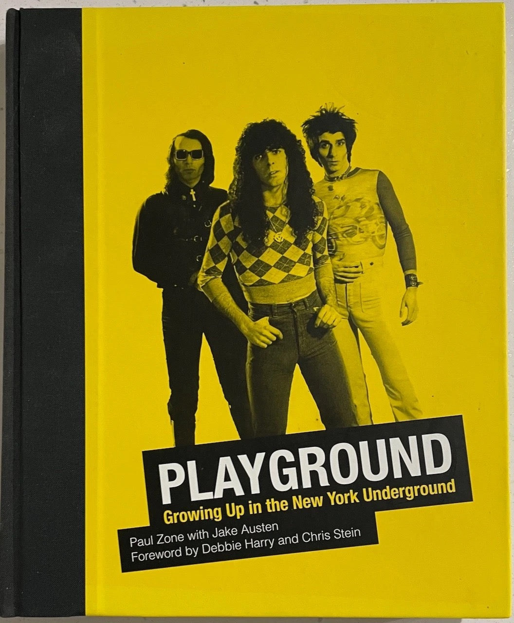 Image of Front Cover of Book - EX/EX - PAUL ZONE, JAKE AUSTIN, Playground: Growing Up in the New York Underground (Glitterati; , UK 2014, Hardback, First Edition), ,  - 2736118E