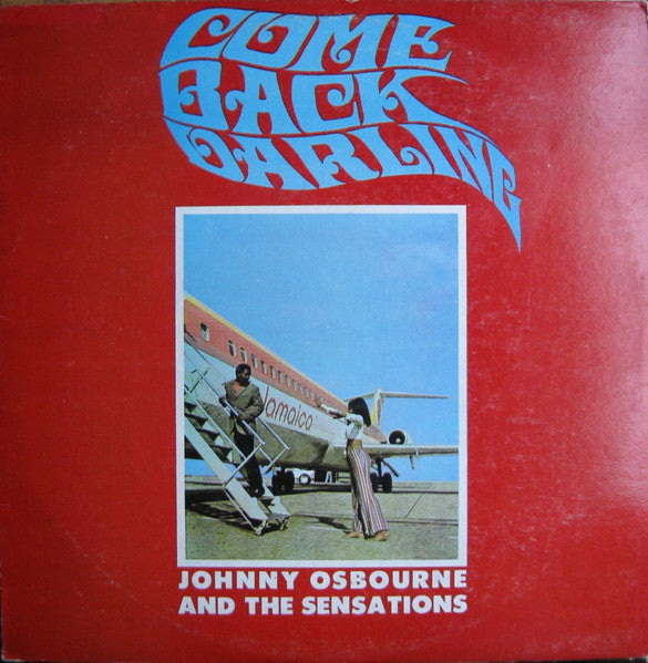 Image of Front Cover of LP - G+/VG - JOHNNY OSBOURNE AND THE SENSATIONS WITH BORIS GARDNER AND THE LOVE PEOPLE, Come Back Darling (Techniques; none, Jamaica ), Sleeve has general wears and sticker at front.,  - 2746163S