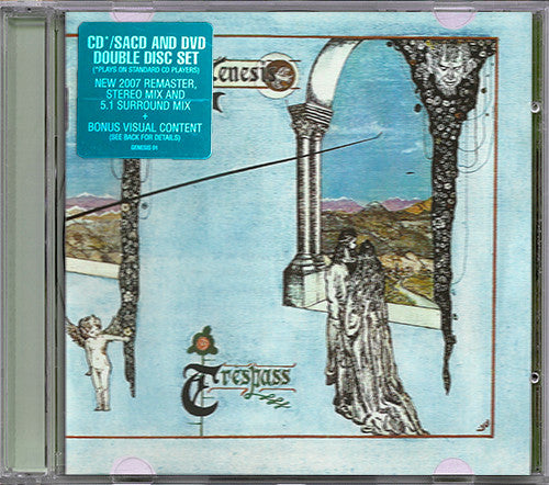 Image of Front Cover of 2xCD - VG+/VG+ - GENESIS, Trespass (Charisma; 5099951954321, Europe , Jewel Case, SACD + DVD), ,  - 2736128E