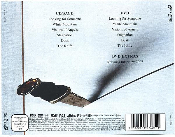 Image of Back Cover of 2xSACD - VG+/VG+ - GENESIS, Trespass (Charisma; 5099951954321, Europe , Jewel Case, SACD + DVD), ,  - 2736128E