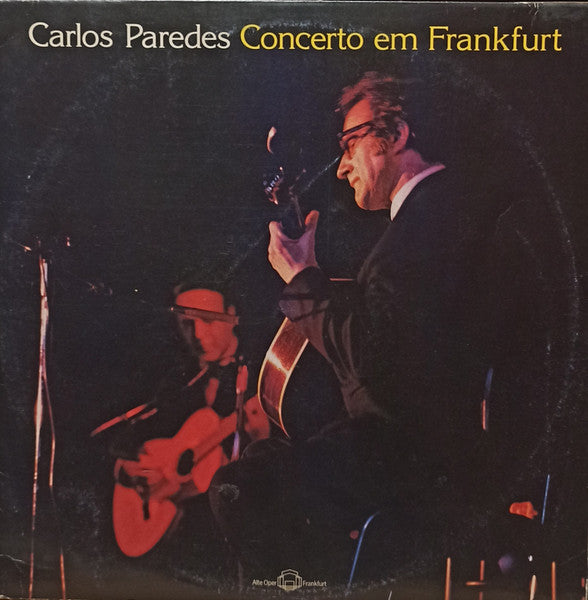 Image of Front Cover of LP - VG/VG - CARLOS PAREDES, Concerto Em Frankfurt (Philips; 812 599-1, Portugal 1983), Old sticker on rear sleeve,  - 2716290C