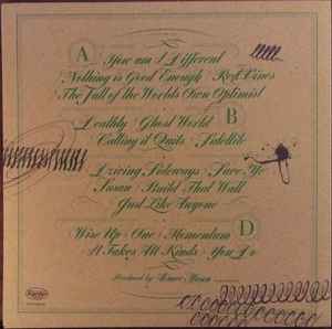 Image of Back Cover of 2xLP - VG+/VG+ - AIMEE MANN, Bachelor No. 2 (Or The Last Remains Of The Dodo) (SuperEgo Records; SE 055, USA & Canada 2020 Reissue, Textured Sleeve, 2 Inners, Green Transparent Vinyl, Ltd to 4000), ,  - 2746177S