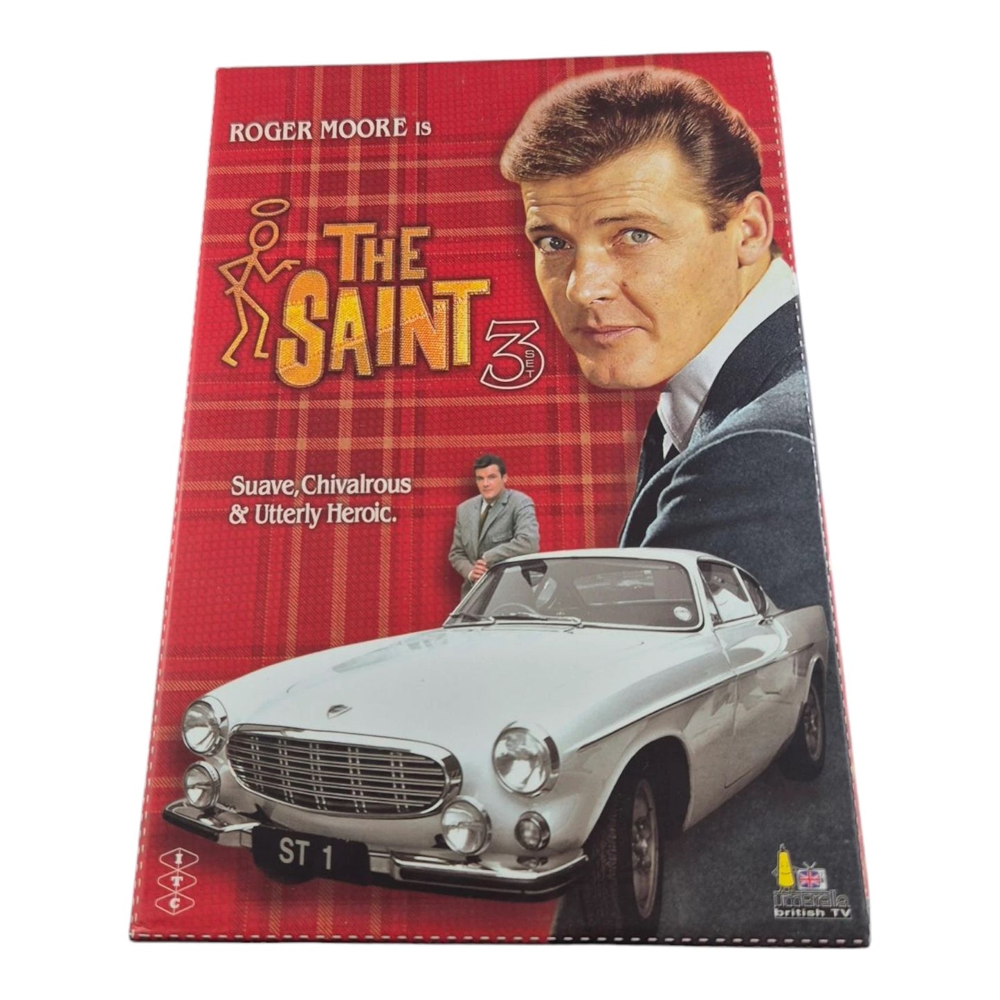 Image of Front Cover of 6xDVD - VG+/EX - ROGER MOORE, The Saint Volumes 13-18 (Umbrella British TV/ITC; DAVID0604, UK 2000s, Slipcase), ,  - 2716253C