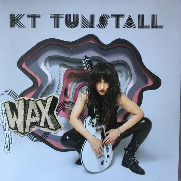 Image of Front Cover of LP - VG+/VG+ - KT TUNSTALL, WAX (Virgin EMI Records; V 3211, UK & Europe 2018, Pink Vinyl), ,  - 2746178S