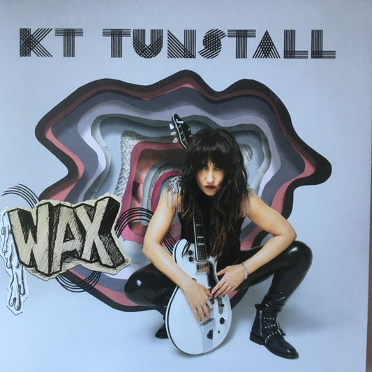 Image of Front Cover of LP - VG+/VG+ - KT TUNSTALL, WAX (Virgin EMI Records; V 3211, UK & Europe 2018, Pink Vinyl), ,  - 2746178S