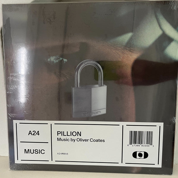 Image of Front Cover of LP - EX/EX - OLIVER COATES, Pillion (A24 Music; A24M056, US 2025, Transparent Printed Plastic O-card, Inner, Transparent Teal Vinyl), Opened Instore, Still In Stickered Shrinkwrap,  - 2746179S