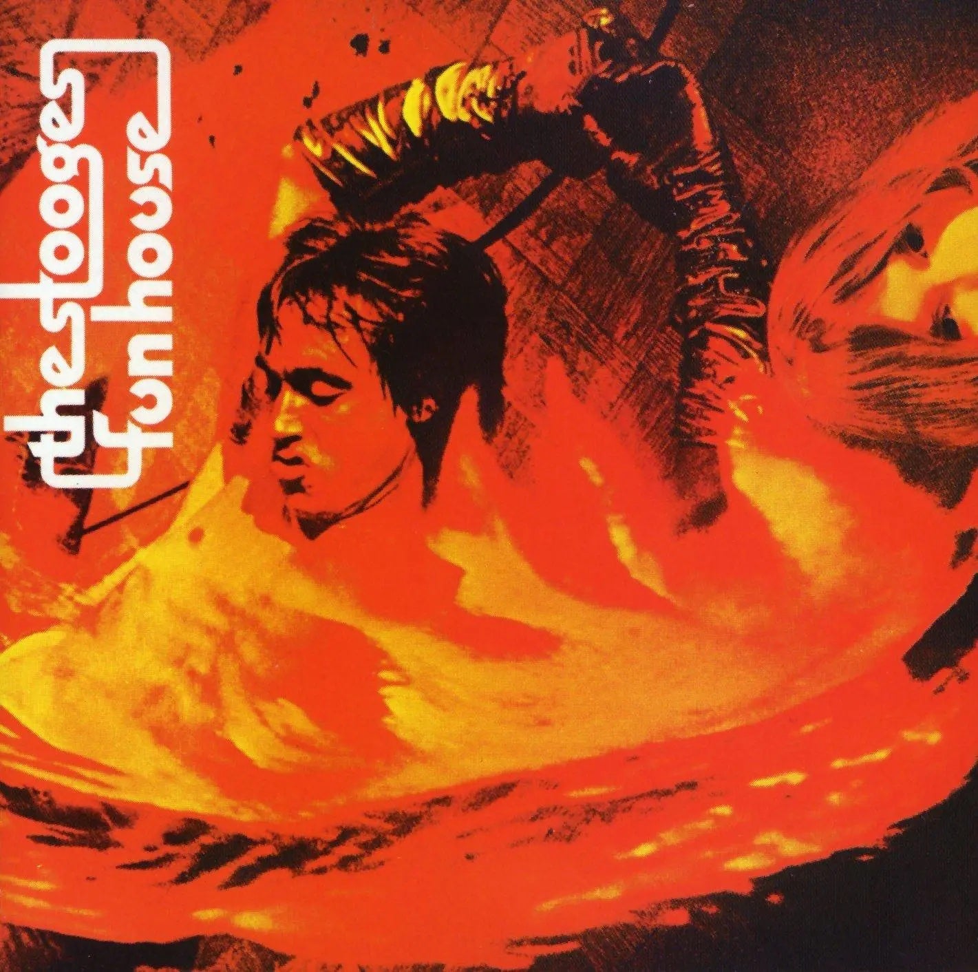 Image of Front Cover of LP - NEW/NEW - THE STOOGES, Fun House (Elektra; RCD1 74071, EU 2022 Reissue, Half-Red/Half-Black Colour Vinyl), ,  - 2756112S