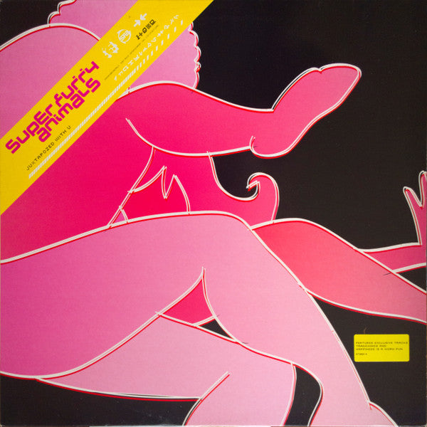 Image of Front Cover of 12" - VG/G+ - SUPER FURRY ANIMALS, Juxtapozed With U (Epic; 671224 6, UK 2001, Stickered Picture Sleeve), Light marks and mottling, Plays fine, Some sleeve pinches and small split to top ,  - 2716366C