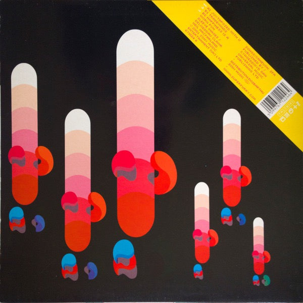 Image of Back Cover of 12" - VG/G+ - SUPER FURRY ANIMALS, Juxtapozed With U (Epic; 671224 6, UK 2001, Stickered Picture Sleeve), Light marks and mottling, Plays fine, Some sleeve pinches and small split to top ,  - 2716366C