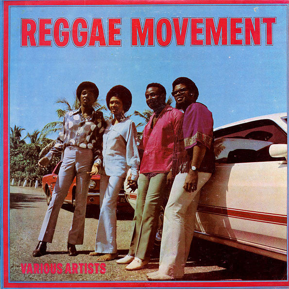 Image of Front Cover of LP - VG/G+ - VARIOUS ARTISTS, Reggae Movement (Harry J Records; TBL 144, Jamaica 1970), JA press with flaws, stains and splatter effect; plays solid above grade. Light storage wear on sleeve.,  - 2716411C
