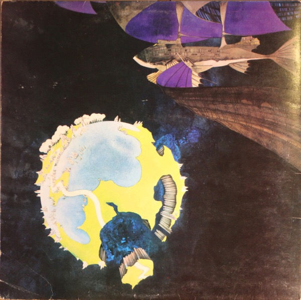 Image of Back Cover of LP - VG/G - YES, Fragile (Atlantic Plum & Orange Labels; 2401019, UK 1971, Gatefold , Stapled In Booklet), Lots of surface marks and some mottled marks, Sleeve lightly worn,  - 2716374C