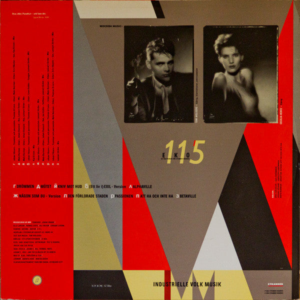 Image of Back Cover of LP - VG/VG - MOCKBA MUSIC, Mockba Music (Stranded Rekords; EKO 115, Sweden 1984), ,  - 2716326C