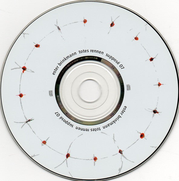 Image of Label Cover of CD - VG+/VG+ - ESTER BRINKMANN, Totes Rennen (Suppos ; suppos  07, Germany 1998, Digipak), ,  - 2736175E