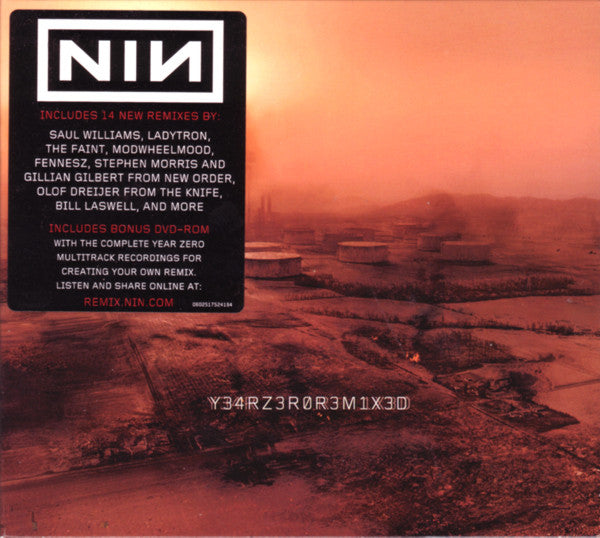 Image of Front Cover of 2xCD - VG/VG+ - NINE INCH NAILS, Y34RZ3R0R3M1X3D (Interscope Records; 0602517524194, Europe 2007, Double Digipak), ,  - 2736157E