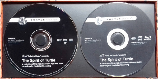 Image of Label Cover of 2xCD - VG+/VG+ - VARIOUS, The Spirit Of Turtle (A Collection Of The Most Innovative High-End Audio Recordings By Northstar Recording) (Turtle Records; TRSA7553826, Europe 2013, Box Set), ,  - 2736177E