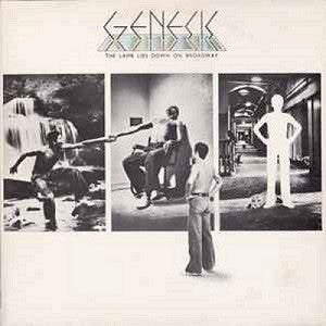 Image of Front Cover of 2xLP - VG/VG - GENESIS, The Lamb Lies Down On Broadway (Charisma; CGS 101, UK Reissue, Gatefold, 2 Inners, 80s Reissue), Hairlines. Small tear to top edge, creasing, discolouration, edge wear.,  - 2726240E