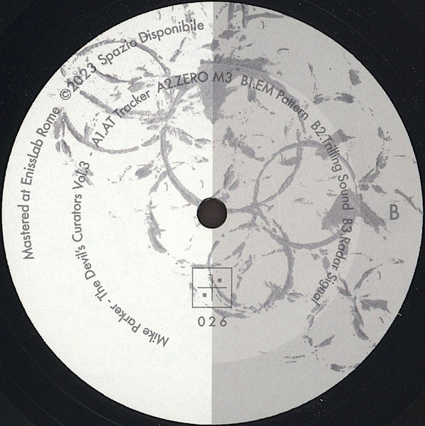 Image of Front Cover of 12" EP - /VG+ - MIKE PARKER, The Devil's Curators Vol. 3 (Spazio Disponibile; Spazio 026, Italy 2023, Plain Sleeve), ,  - 2726324E