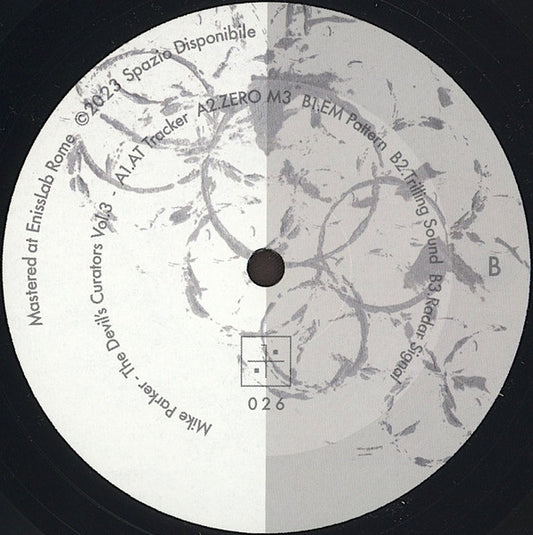 Image of Front Cover of 12" EP - /VG+ - MIKE PARKER, The Devil's Curators Vol. 3 (Spazio Disponibile; Spazio 026, Italy 2023, Plain Sleeve), ,  - 2726324E