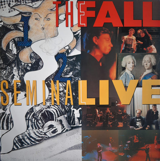 Image of Front Cover of LP - VG/VG - THE FALL, Seminal Live (Beggars Banquet; 9807-1-H, US 1989), Strong VG - handful of light marks only.  Some damage along half of bottom edge, notch cut. ,  - 2726339E