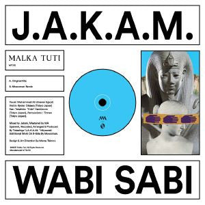 Image of Front Cover of 12" - VG/VG - J.A.K.A.M., Wabi Sabi (Malka Tuti; MT010, Israel 2017, Picture Sleeve), Lots of storage marks on disc, sleeve ringworn with large crease to top left corner. Still in opened shrink.,  - 2716383C