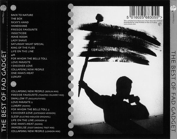 Image of Back Cover of 2xCD - VG+/VG+ - FAD GADGET, The Best Of Fad Gadget (Mute; CDMUTEL7, Europe 2001, Double CD Case), ,  - 2716514C