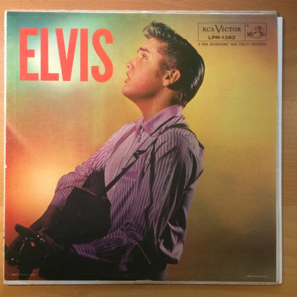 Image of Front Cover of LP - VG/VG - ELVIS PRESLEY, Elvis (RCA Victor; LPM-1382, US 1956, Mono. 17S/17S), Strong VG,  - 2716497C