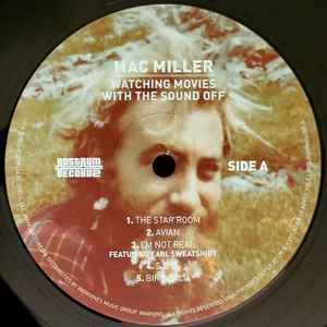 Image of Label Cover of 2xLP - VG+/VG+ - MAC MILLER, Watching Movies With The Sound Off (Rostrum Records; RSTRM245SE, US 2016 Reissue, Gatefold), Feint ring wear,  - 2746245S