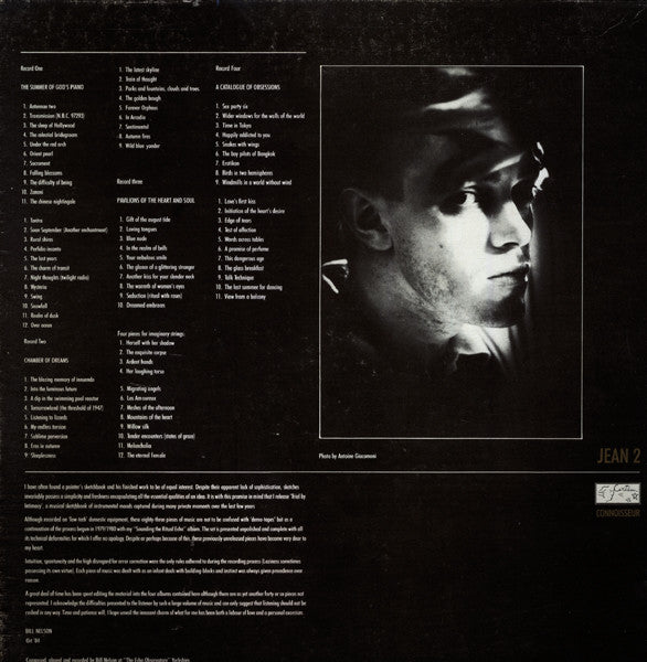 Image of Back Cover of 4xLP - VG/VG+ - BILL NELSON, Trial By Intimacy (The Book Splendours) (Cocteau Records; JEAN 2, UK 1985, No Booklet, Postcards), Sealed postcards, with letter from Cocteau Records explaining production delay and ordering instructions for booklet. Wear to box edges. ,  - 2726348E