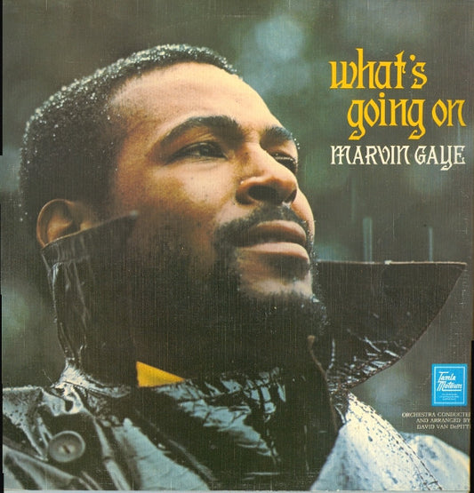 Image of Front Cover of LP - VG/G+ - MARVIN GAYE, What's Going On (Tamla Motown; STML 11190, UK 1971), Inner and insert missing. Marks on both sides, particularly noticeable on B-side.,  - S