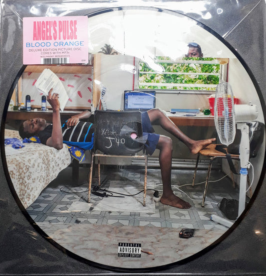 Image of Front Cover of LP - VG+/VG+ - BLOOD ORANGE, Angel's Pulse (Domino; WIGLP460XP, Europe 2019, Clear Plastic Stickered Sleeve, Insert, Picture Disc), ,  - 2746290S