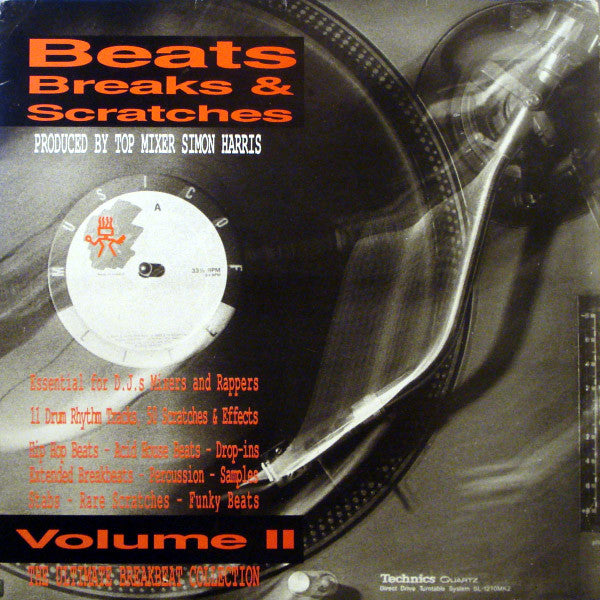 Image of Front Cover of LP - VG/VG+ - SIMON HARRIS, Beats, Breaks & Scratches Volume 2 (Music Of Life; MOMIX 2, UK 1988, Picture Sleeve), Very clean copy, sleeve has minor wear and sticker mark to top R,  - 2826017E