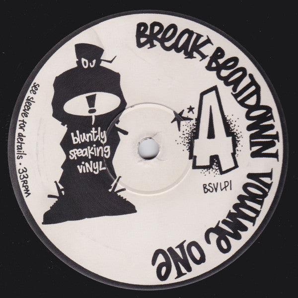 Image of Label Cover of LP - VG/VG - DUKE , Break Beatdown Volume One (Bluntly Speaking Vinyl; BSVLP1, UK 1993, Picture Sleeve), ,  - 2826008E