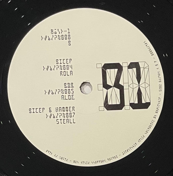 Image of Label Cover of 2xLP - VG/VG+ - BICEP, Chroma000 (Chroma; CHROMA000, Worldwide 2025, 2 Single outer sleeves Missing Slipcase, 2 Inners), , Limited special edition case 140g black vinyl 2LP in bespoke  Terrain6  hyper-colour printed outer sleeves.Missing 12  neon acrylic sheet with laser etching.Runouts are etched, the plating marks "1|" & "1+" are mirrored. - 2816005C