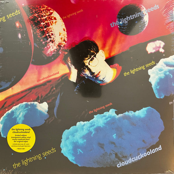 Image of Front Cover of LP - VG+/VG+ - LIGHTNING SEEDS, Cloudcuckooland (Sony Music; 19802815881, UK 2024 Reissue, Inner, Yellow Transparent Vinyl, Remastered with bonus track), ,  - 2846011S