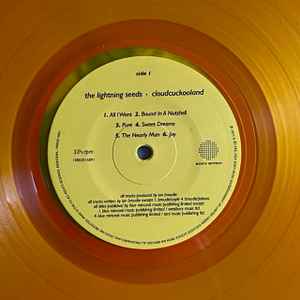 Image of Label Cover of LP - VG+/VG+ - LIGHTNING SEEDS, Cloudcuckooland (Sony Music; 19802815881, UK 2024 Reissue, Inner, Yellow Transparent Vinyl, Remastered with bonus track), ,  - 2846011S