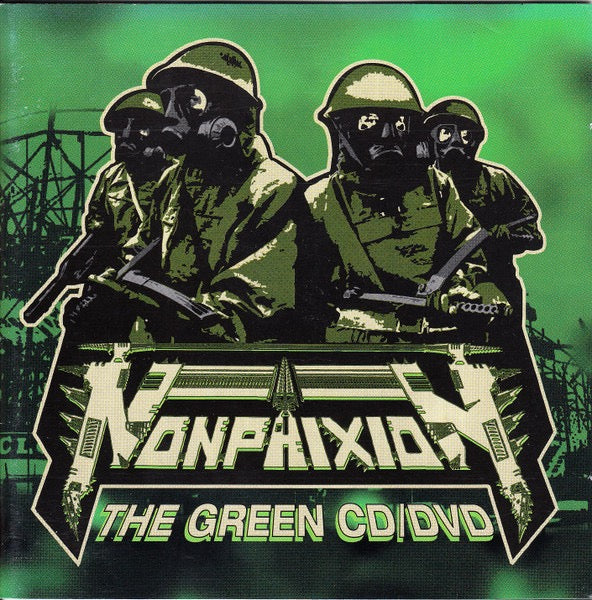 Image of Front Cover of 2xCD - VG+/VG+ - NON PHIXION, The Green CD/DVD (Uncle Howie Records; UHR016, Europe 2004, Double CD Case), Hype Sticker on Front ,  - 2816048C