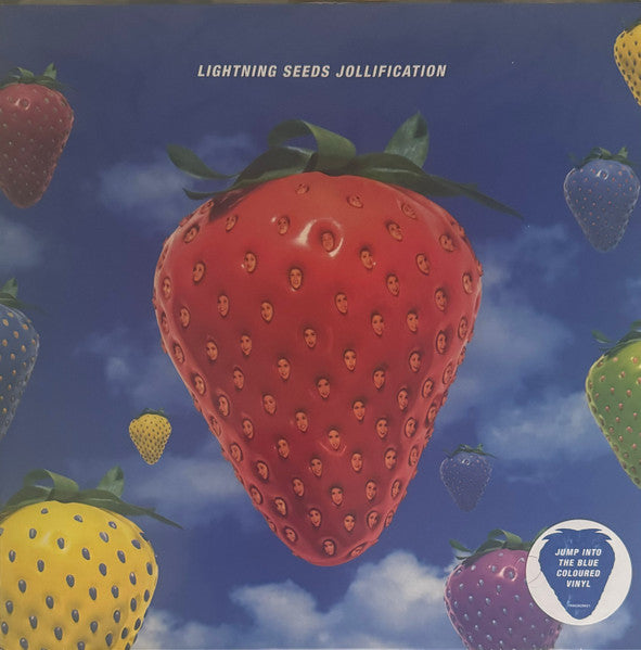 Image of Front Cover of LP - VG+/VG+ - LIGHTNING SEEDS, Jollification (Sony Music; 19802828821, UK & Europe 2024 Reissue, Inner, Blue Marbled Vinyl), ,  - 2846013S