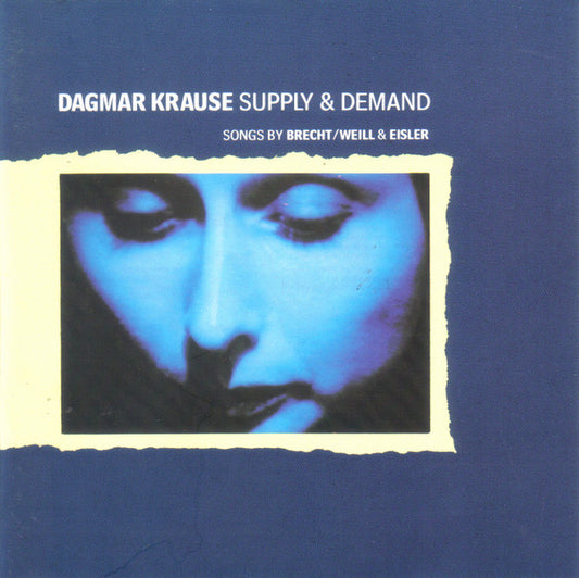Image of Front Cover of CD - VG+/VG+ - DAGMAR KRAUSE, Supply & Demand - Songs By Brecht/Weill & Eisler (Hannibal Records; HNCD 1317, UK 1986, Jewel Case), ,  - 2836031E