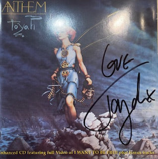 Image of Front Cover of CD - VG+/VG+ - TOYAH, Anthem (Connoisseur Collection; EVSOP CD 263, UK 1999, Jewel Case), Signed,  - 2816067C
