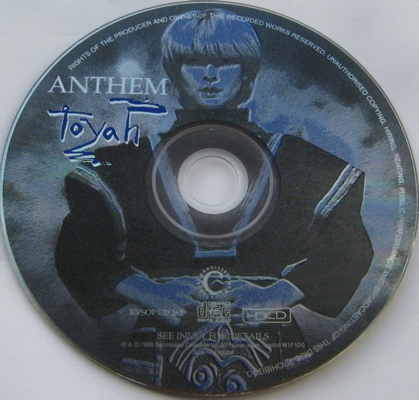 Image of Label Cover of CD - VG+/VG+ - TOYAH, Anthem (Connoisseur Collection; EVSOP CD 263, UK 1999, Jewel Case), Signed,  - 2816067C